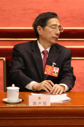 Chinese Communist Party official Guo Shengkun.
