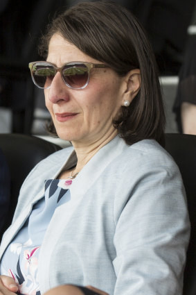NSW Premier Gladys Berejiklian has plenty on her mind as she takes in the first session of the fourth Test match at the SCG on Thursday. 