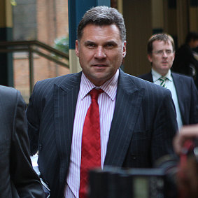 Barrister Robert Newlinds, SC, at the NSW Supreme Court in a file picture.