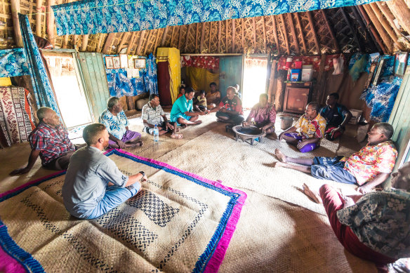 Fiji kava ceremony.