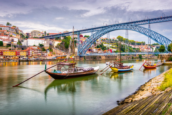 Portugal’s Douro River at Porto.