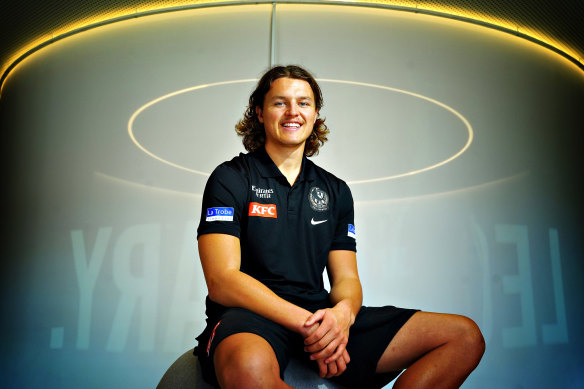 Collingwood forward Jack Ginnivan has had a rollercoaster year.