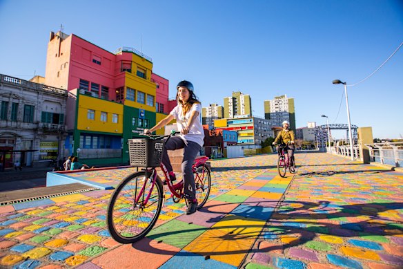 Colourful city: The La Boca district in Buenos Aires.