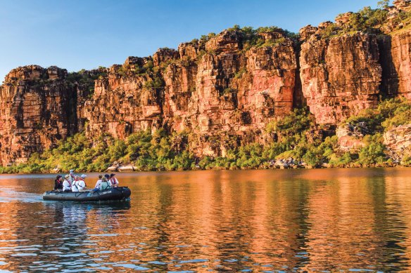 King George Gorge’s arresting orange cliffs.