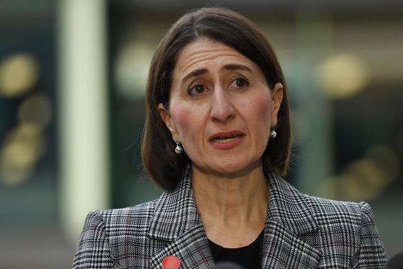 NSW Premier Gladys Berejiklian on Wednesday.