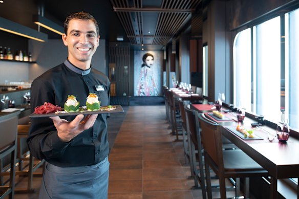 Service with a smile at Koko’s.