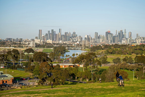 The girl was found unresponsive in a pond at Footscray Park.