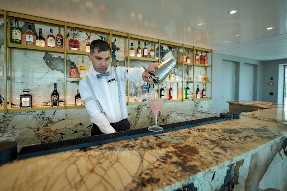 Sky-high service at Sky Bar.