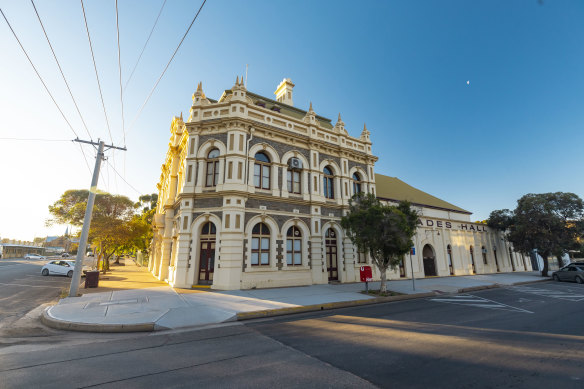 Broken Hill Trades Hall on Sulphide Street.