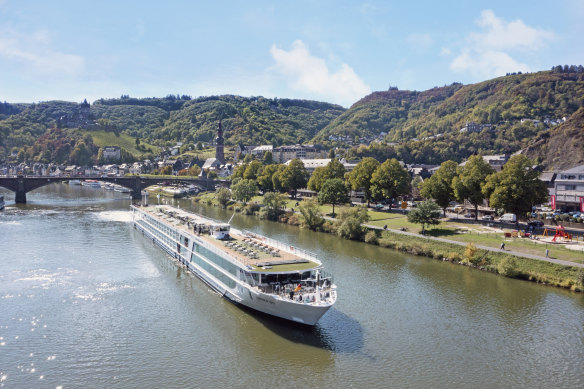 Emerald Sky at Cochem on the Moselle River.