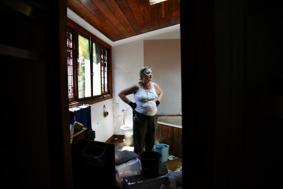 Lee Hourigan in her home on Dawson Street, Lismore. 