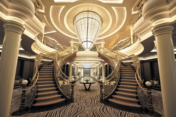 Inside the Seven Seas Cruises Explorer.