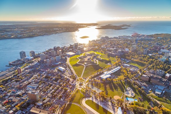 Fortificaciones históricas en Halifax, Nueva Escocia.