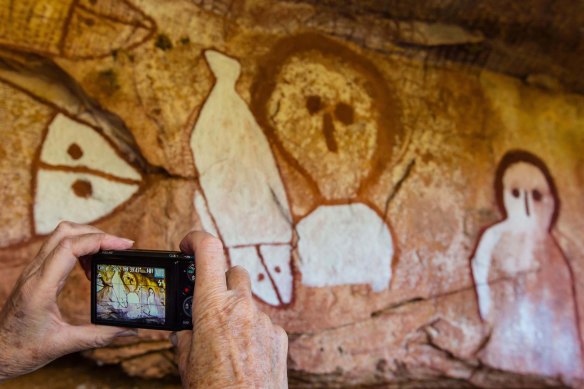 Wndjina rock art: the region boasts artworks dating back at least 40,000 years.