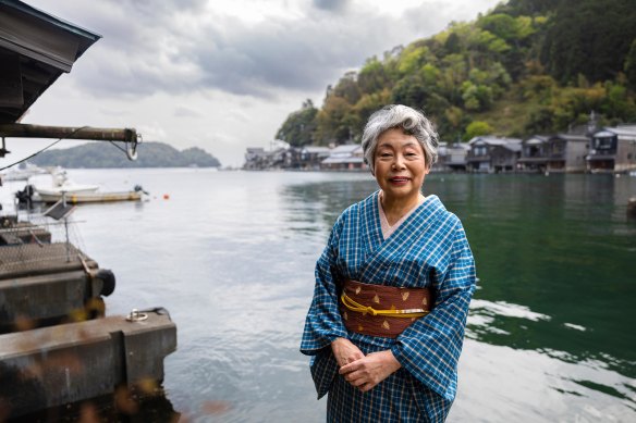 Meeting the locals in Japan.