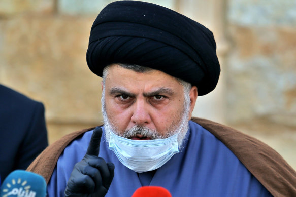 Influential Shiite cleric Muqtada al-Sadr.