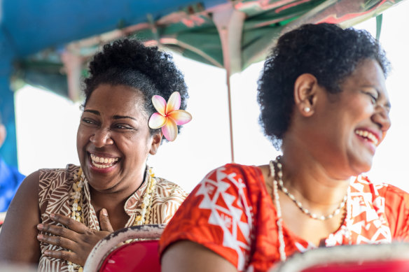 All smiles in Fiji.