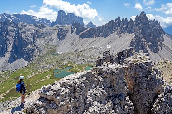 Around the valley are nine assisted via ferrata routes, from easy to cliff epics.