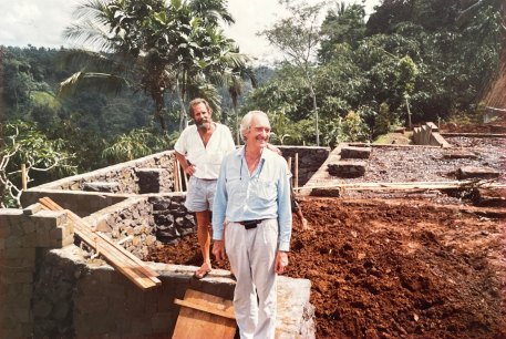 Peter Muller on the Amandari site.