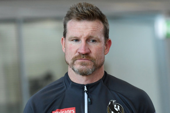 Collingwood great Nathan Buckley.