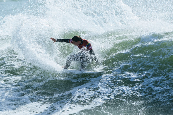 Tyler Wright impressed at the Ripcurl Portugal Pro.