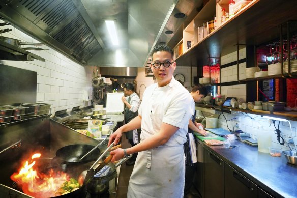 Chef Victor Liong says home cooks are unlikely to achieve wok hei when cooking with gas.