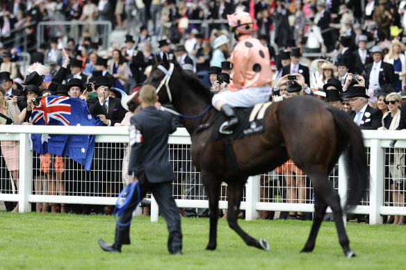 The Queen requested a private audience with Black Caviar when the unbeaten mare went to Royal Ascot in 2012.