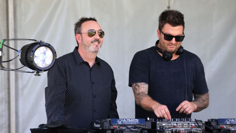 Potbelleez DJs perform at the Hawkesbury Race Clubs Provincial Championships in March.