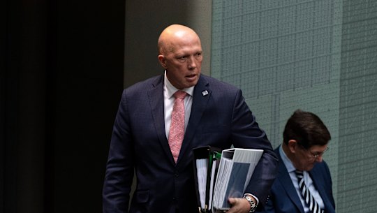 Defence Minister Peter Dutton sued a refugee advocate over a tweet.