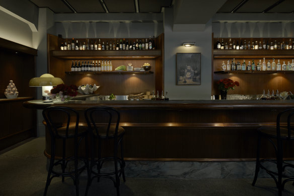 The clubby venue is a hideaway from bustling Flinders Lane.