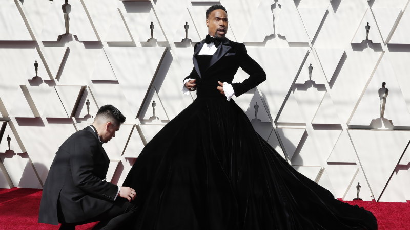 billy porter black gown