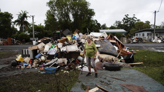 Gloria Grande lost her home in Coraki in northern NSW in the recent flood, where she has lived for 60 years.