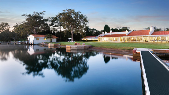 Lakeside Lodge is the luxury waterfront acreage owned by Stuart and Bryan Rose.