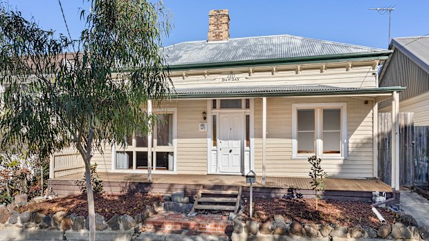 The first home buyers beat downsizers for the keys to the Newport Victorian. 