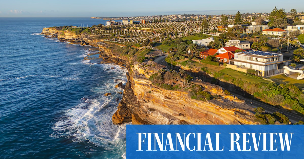 afr.com - Bonnie Campbell - Sydney oceanfront knock-down sells for $25.2m in quiet auction market