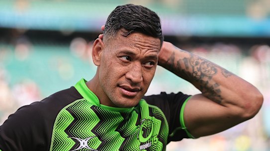 Israel Folau has played at the highest level in three football codes.