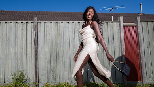 Mimi Kboch is ready to hit the town.