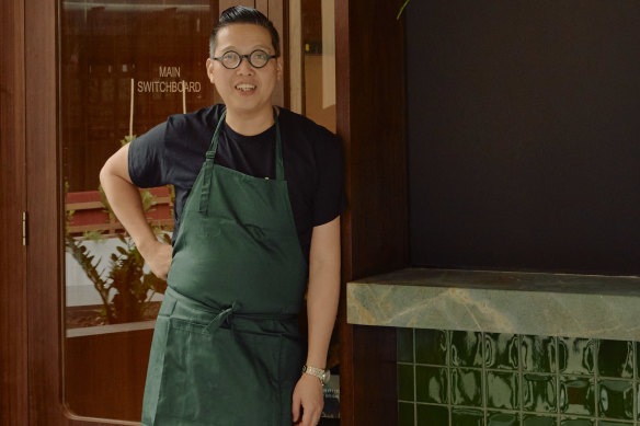Chef and co-owner Victor Liong outside SilkSpoon.