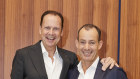 CBS's Armando Nunez and Ten CEO Paul Anderson.
