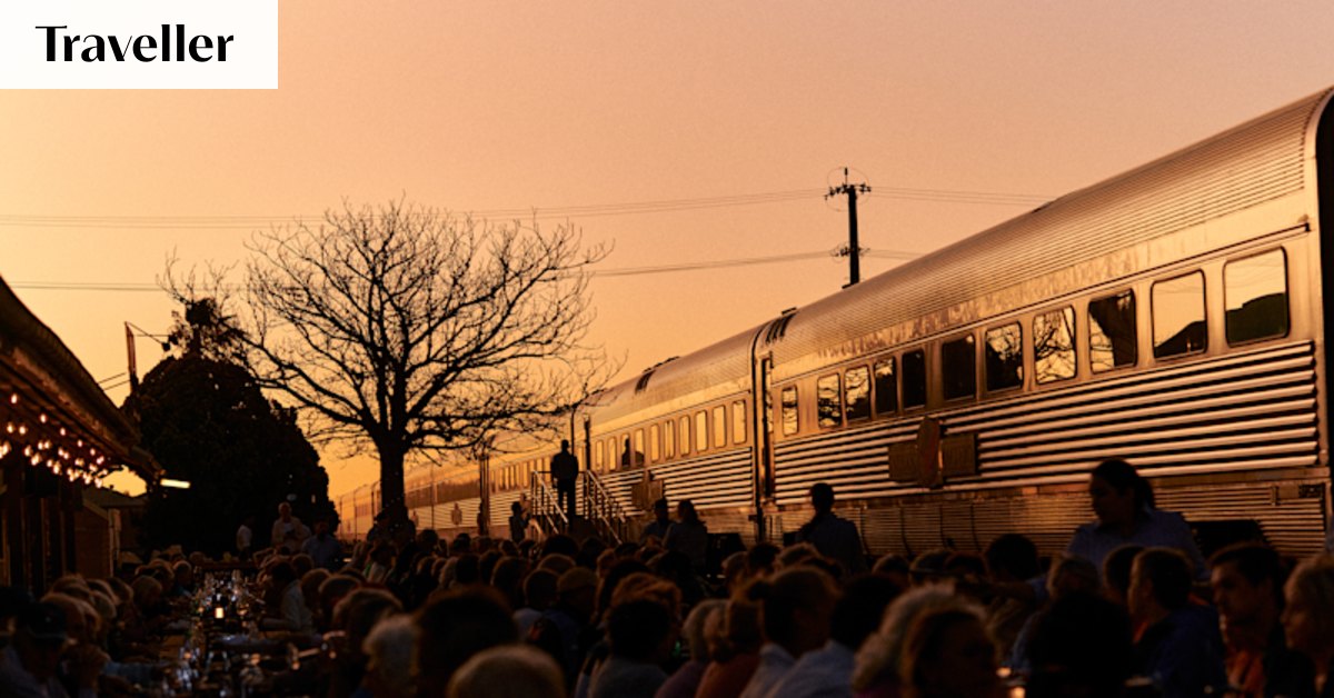 Indian Pacific train journey stops at Cook, the SA Nullarbor town with ...