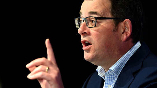 Victorian Premier Daniel Andrews. Fewer than half of Victorians think their state government has handled the pandemic well.