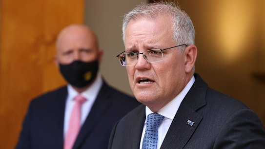 Scott Morrison and Peter Dutton announced the ADF will be deployed to help in aged care facilities.