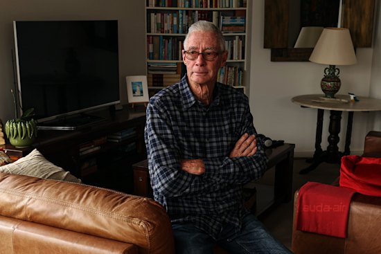 Sydneysider Peter Moor downsized from his former house to a penthouse because he wanted a break from mowing lawns – but now regrets his decision.