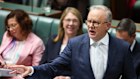 Prime Minister Anthony Albanese during question time on Thursday.