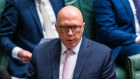 Peter Dutton in question time on Wednesday.  