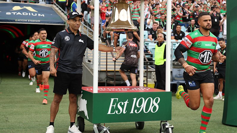 Alex Johnston scores as South Sydney Rabbitohs honour Nathan Merritt in emotional clash