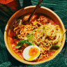 These cold chilli noodles with no-cook tomato sauce are ‘peak summertime stuff’