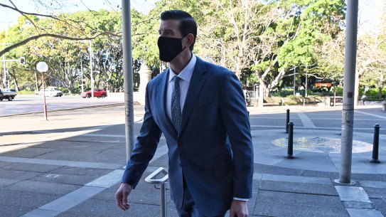 Ben Roberts-Smith outside the Federal Court in Sydney earlier this year.