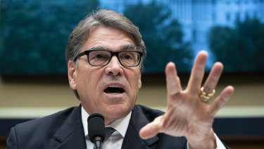 Seeing God's hand in the Trump presidency: US Energy Secretary Rick Perry.