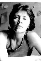 Helen Garner in 1977, after the publication of her first novel, <i>Monkey Grip</i>.